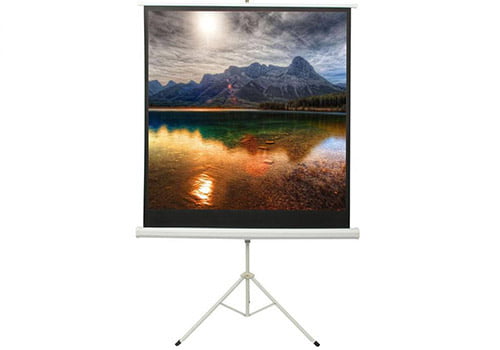 پرده نمایش پایه دار پروژکتور اسکوپ 2.5×2.5