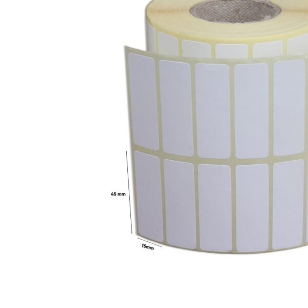 لیبل (برچسب) کاغذی دو ردیفه 45*15