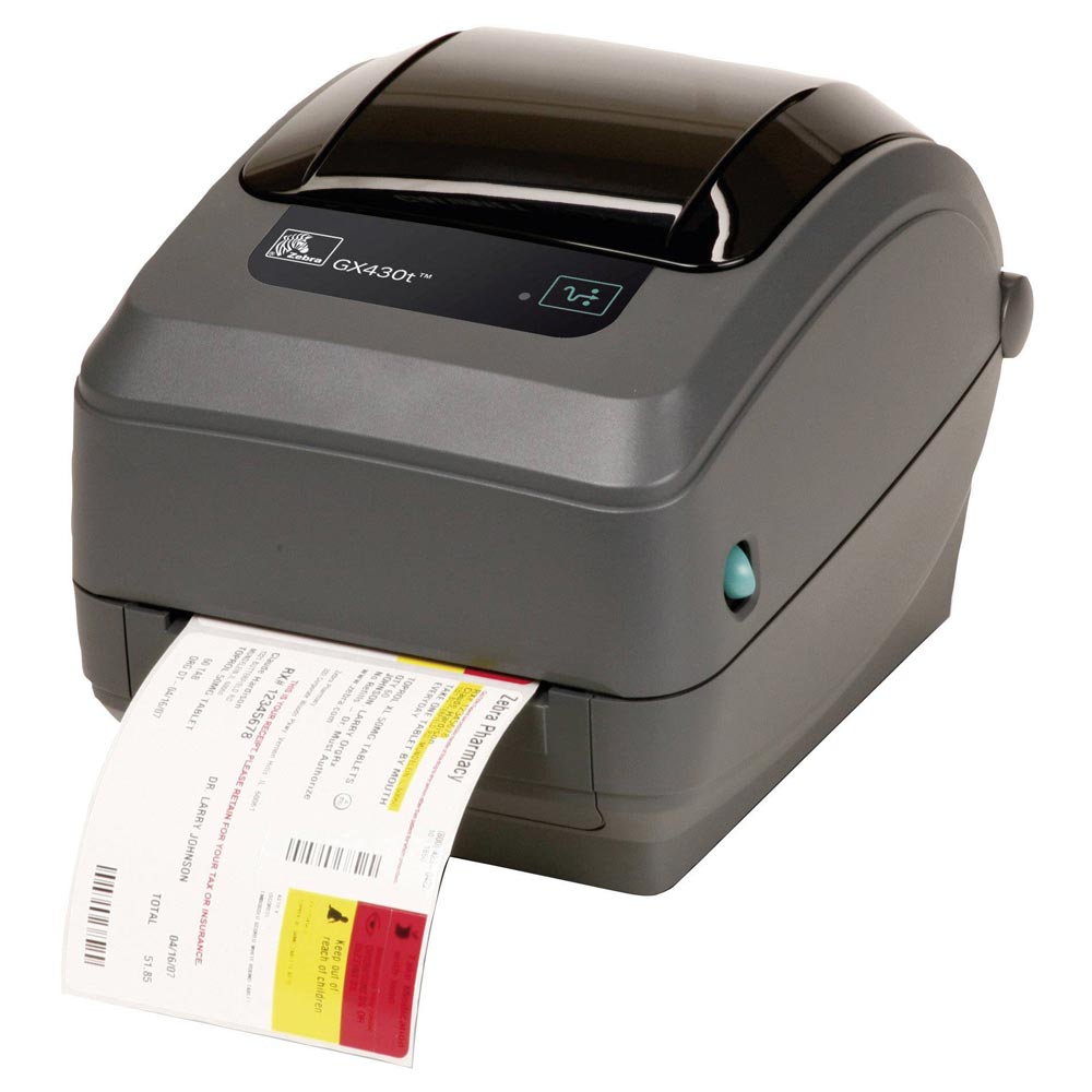 پرینتر لیبل زن زبرا مدل (300dpi GX430t (USB.LAN پرینتر لیبل زن زبرا مدل (300dpi GX430t (USB.LAN