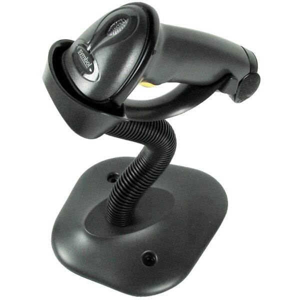 بارکدخوان تک بعدی باسیم همراه پایه نگهدارنده  Zebra Symbol LS2208