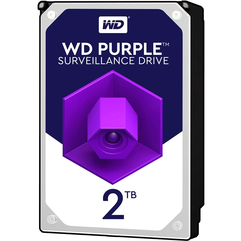 217604 هارددیسک اینترنال وسترن دیجیتال مدل Purple WD20PURZ ظرفیت 2 ترابایت - Image 1