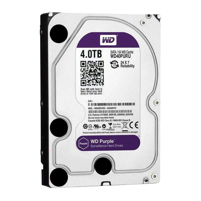 هارددیسک اینترنال وسترن دیجیتال مدل PURPLE WD43PURZ ظرفیت 4 ترابایت