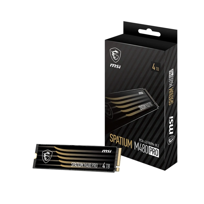 اس اس دی اینترنال ام اس آی مدل SPATIUM M480 PRO PCIe 4.0 NVMe M.2 ظرفیت 4 ترابایت - Image 5
