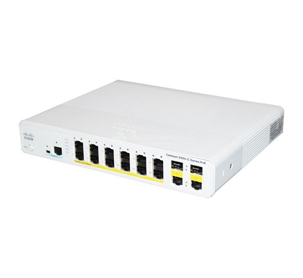 سوئیچ شبکه سیسکو 12 پورت WS-C2960C-12PC-L - Image 2